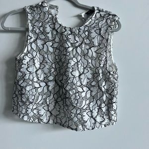 Lace crop top